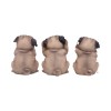 Статуэтка "Three Wise Pugs" 8.5 см