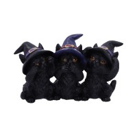 Статуэтка "Three Wise Black Cats" 11.5 см