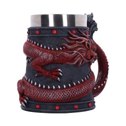 Кружка "Dragon Coil Red" 16 см