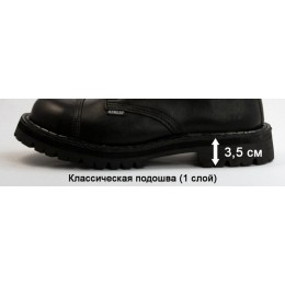 Ботинки Ranger "Black Zipper" 16 блочек