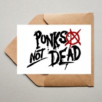Открытка "Punks Not Dead"