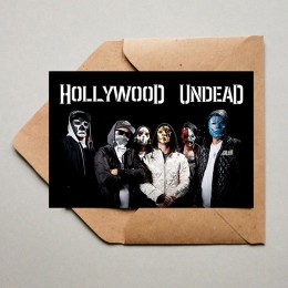 Открытка "Hollywood Undead"