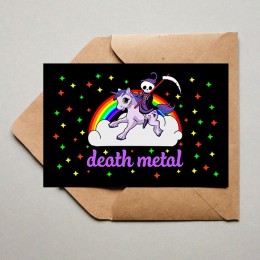 Открытка "Death Metal"