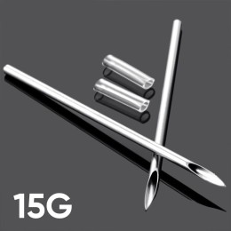 Игла для пирсинга 15G  (1.4 мм)