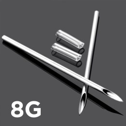 Игла для пирсинга 8G (3.2 мм)