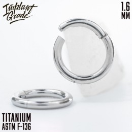 Кольцо-кликер "Implant Grade" 1.6 мм титан