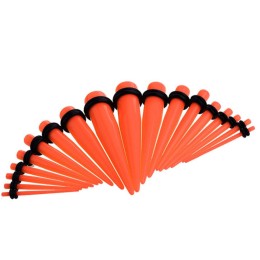 Растяжка из акрила "Конус оранжевый" (1-10 мм)
