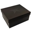 Коробка подарочная черная "Бастион" (25х21,5х11,5 см)