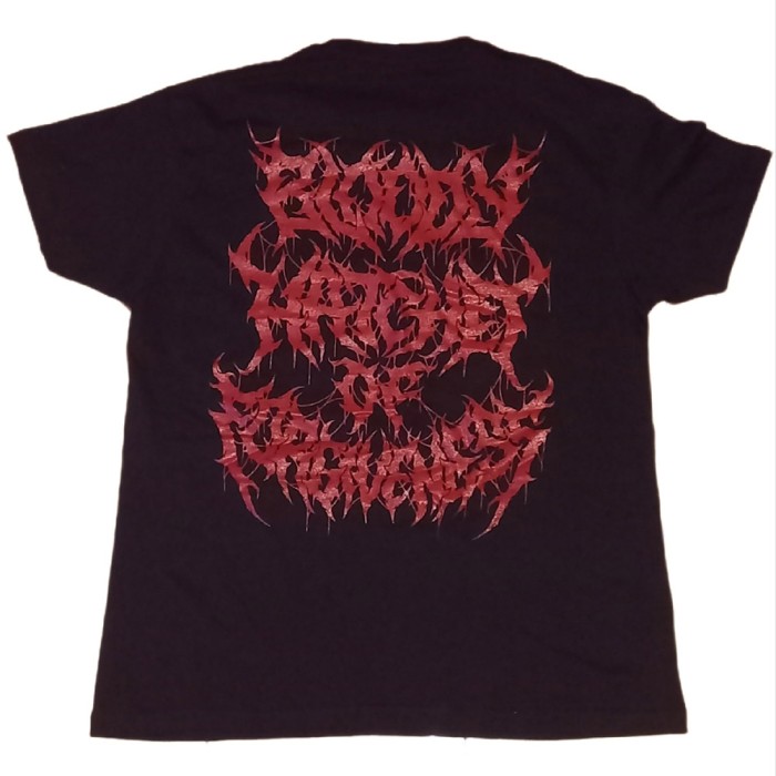 Футболка "Posthumous Blasphemer (Bloody Hatchet Of Forgiveness)" Red