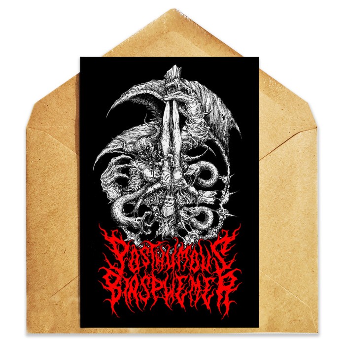 Открытка Posthumous Blasphemer "Second Coming Instincts"