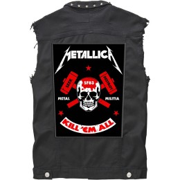 Нашивка на спину Metallica "Metal Milita"