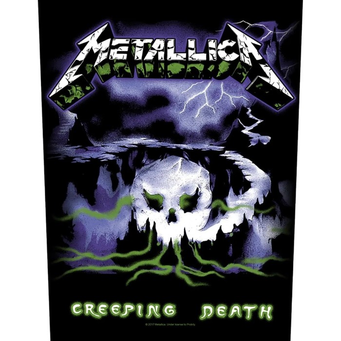 Нашивка на спину Metallica "Creeping Death"