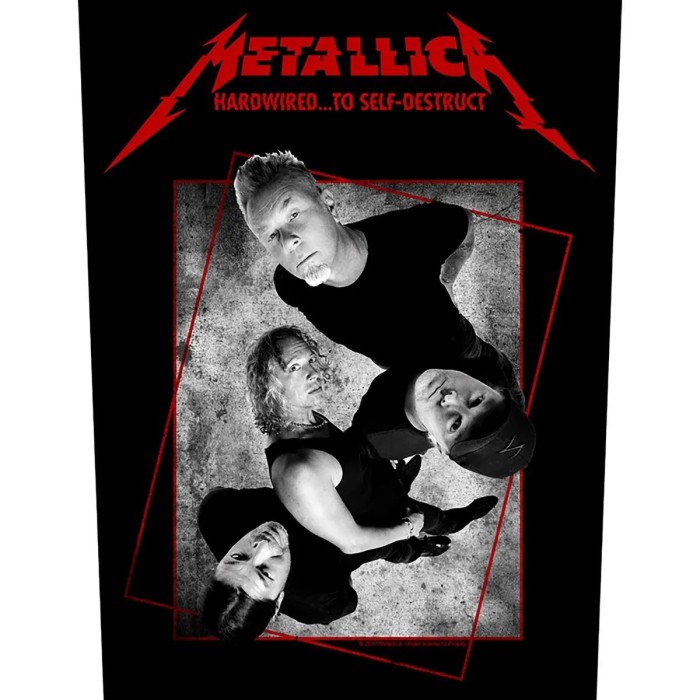 Нашивка на спину Metallica "Hardwired Concrete"