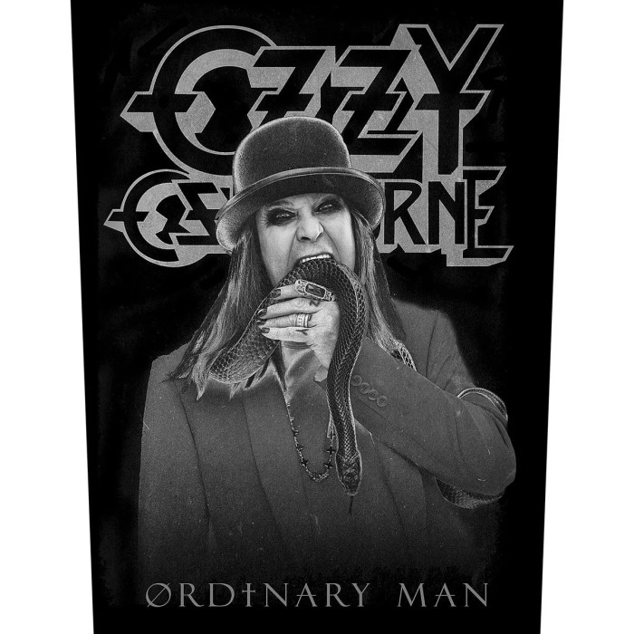Нашивка на спину Ozzy Osbourne "Ordinary Man"