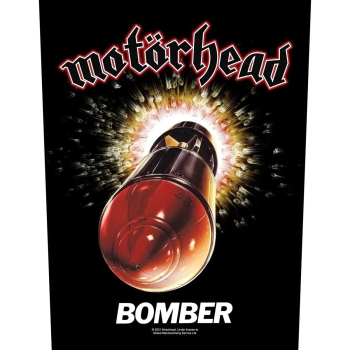 Нашивка на спину Motorhead "Bomber"
