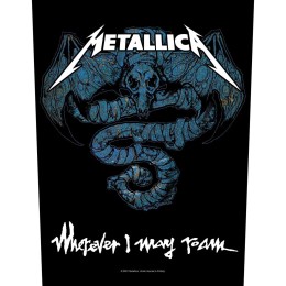 Нашивка на спину Metallica "Wherever I May Roam"