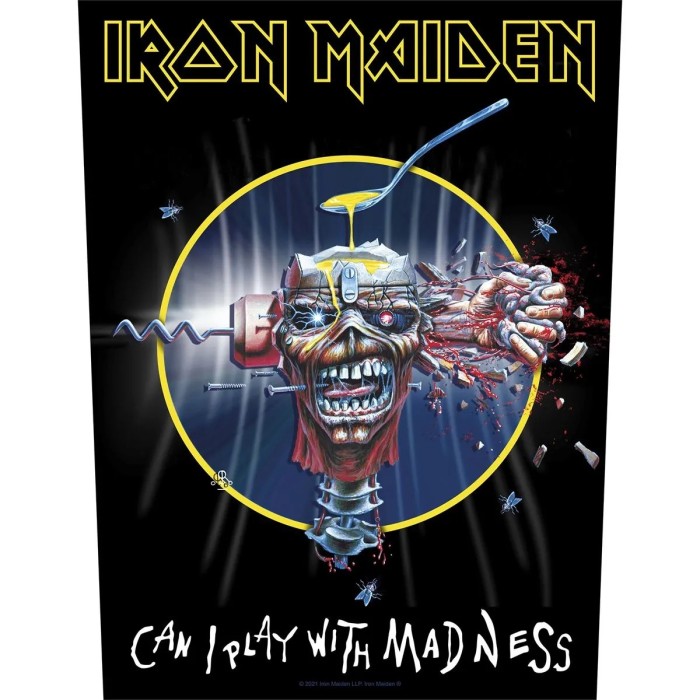 Нашивка на спину Iron Maiden "Can I Play With Madness"