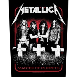 Нашивка на спину Metallica "Master Of Puppets Band"