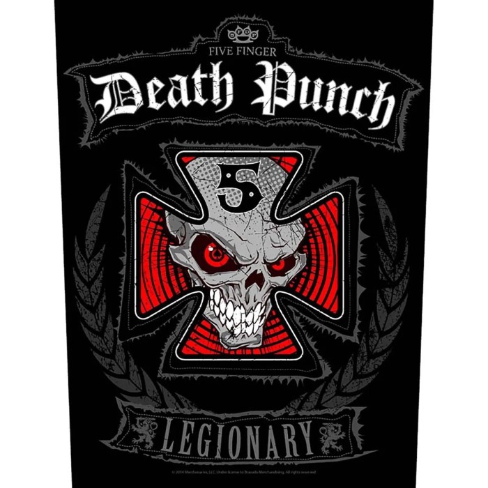Нашивка на спину Five Finger Death Punch "Legionary"