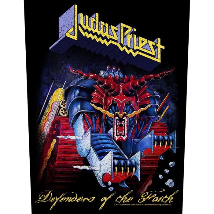 Нашивка на спину Judas Priest "Defenders Of The Faith"