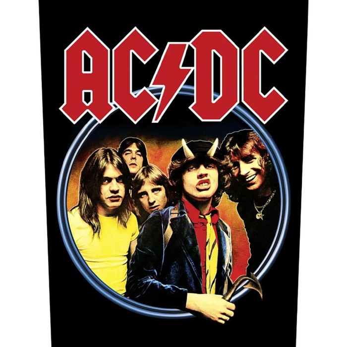 Нашивка на спину AC/DC "Highway To Hell"