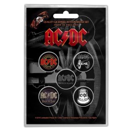 Набор значков AC/DC "For Those About Rock" 5 шт