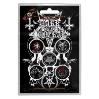 Набор значков Dark Funeral "The Black Hordes" 5 шт