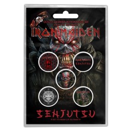 Набор значков Iron Maiden "Senjutsu" 5 шт