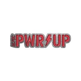 Значок-пин AC/DC "PWR UP"