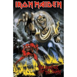 Флаг Iron Maiden "Number Of The Beast"