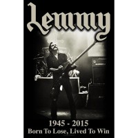 Флаг Motorhead "Lemmy - Lived To Win"