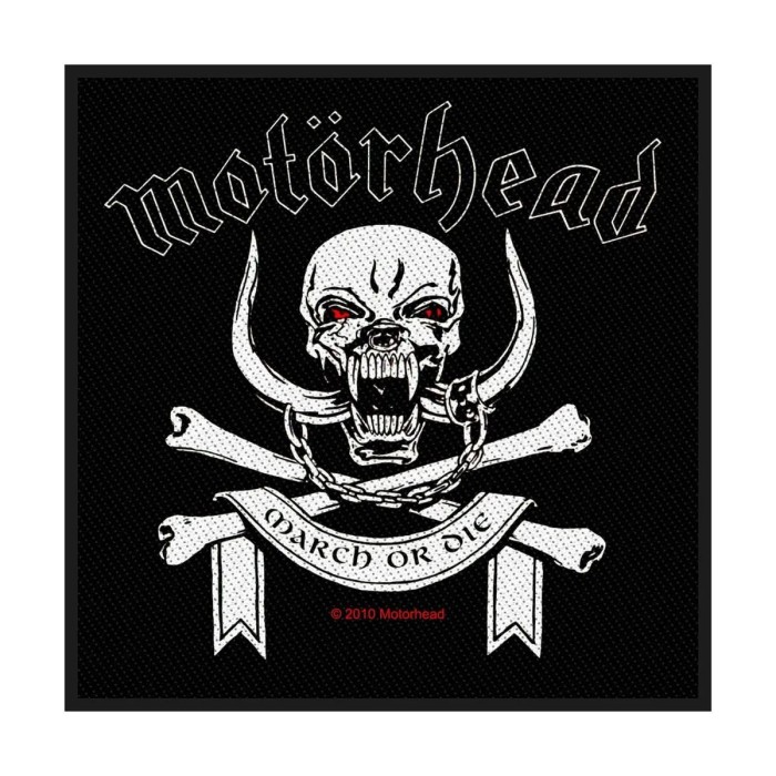 Нашивка Motorhead "March Or Die"