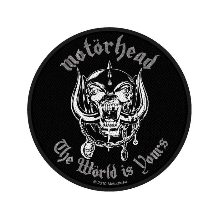 Нашивка Motorhead "The World Is Yours"