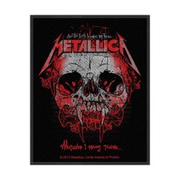 Нашивка Metallica "Wherever I May Roam Skull"