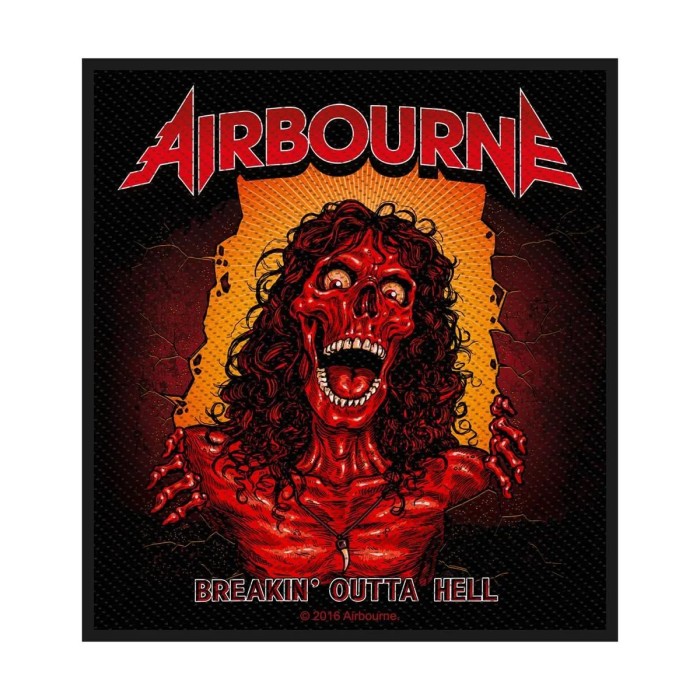 Нашивка Airbourne "Breakin' Outta Hell"