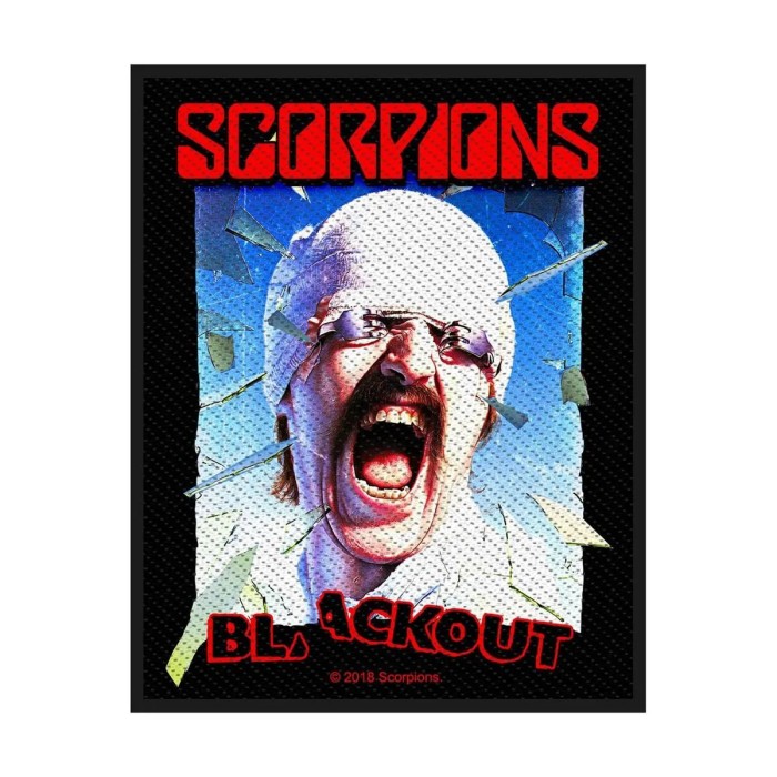 Нашивка Scorpions "Blackout"