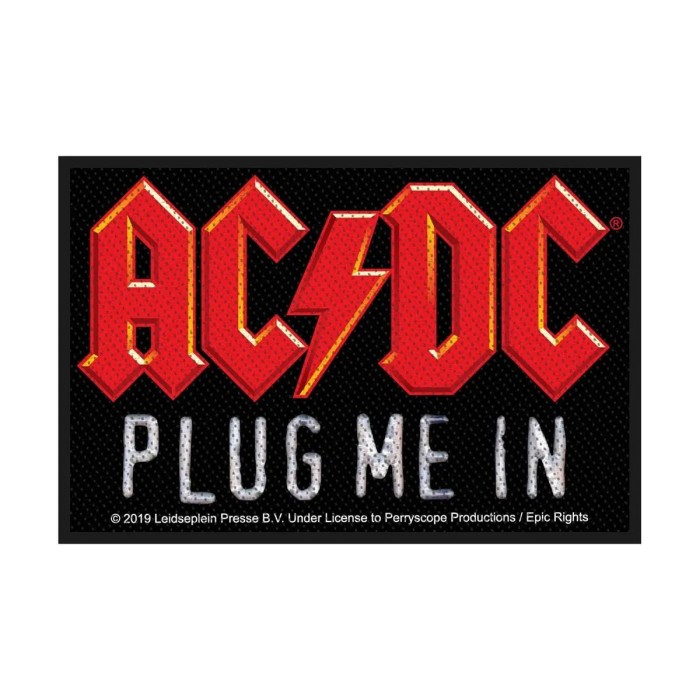 Нашивка AC/DC "Plug Me In"