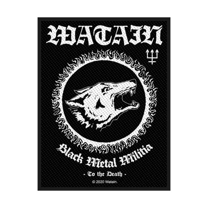 Нашивка Watain "Black Metal Militia"