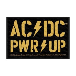 Нашивка AC/DC "PWR UP Yellow"