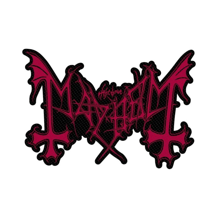 Нашивка Mayhem "Logo Cut Out"