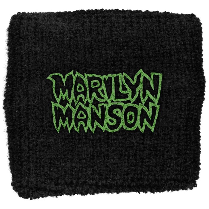 Напульсник Marilyn Manson "Logo" трикотажный