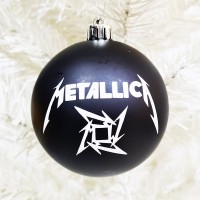 Шар пластиковый "Metallica" (8 см)