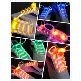 Светящиеся шнурки силиконовые для обуви (LED)