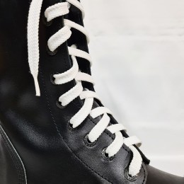 Шнурки для кроссовок и кед "Белые плоские 8 мм 0.8-1.5 м"