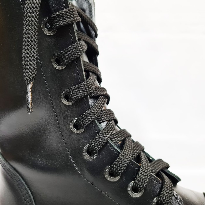 Шнурки для кроссовок и кед "Черные плоские 8 мм 0.8-1.5 м"