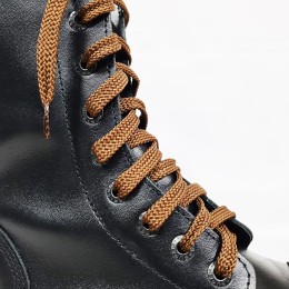 Шнурки для кроссовок и кед "Светло-коричневые плоские 8 мм - 0.8-1.5 м"