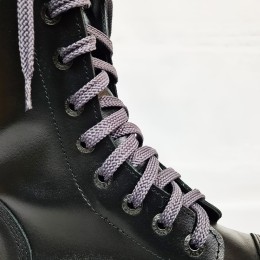 Шнурки для кроссовок и кед "Темно-серые плоские 8 мм - 0.8-1.5 м"