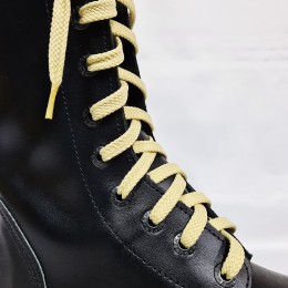 Шнурки для кроссовок и кед "Светло-бежевые плоские 8 мм - 0.8-1.5 м"