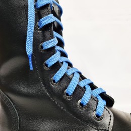 Шнурки для кроссовок и кед "Светло-синие плоские 8 мм - 0.8-1.5 м"