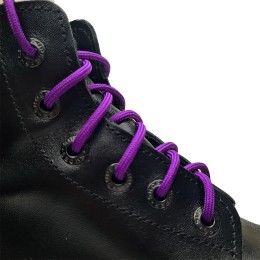 Шнурки для кроссовок и кед "Темно-сиреневые круглые 4 мм - 0.8-1.5 м"